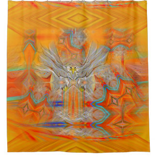 Cortina Para Chuveiro Solene cortina de chá de Sun de ascensão do