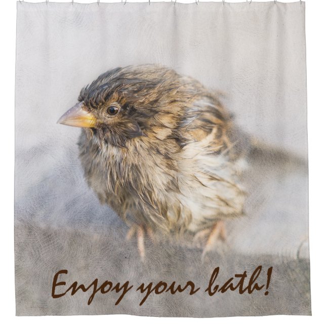 Cortina Para Chuveiro Sparrow - Aproveite seu banho (Frente)