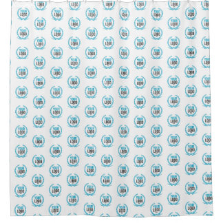 Cortina Para Chuveiro Sua imagem feita sob encomenda do logotipo | por