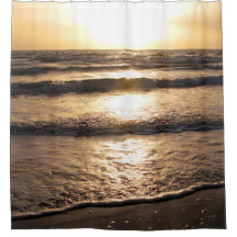 Sunrise Glow Beach Ocean Ver Foto