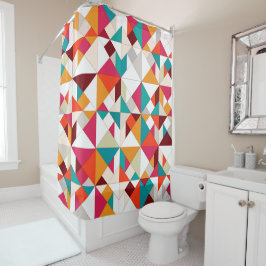 Cortina Para Chuveiro tanograma geo