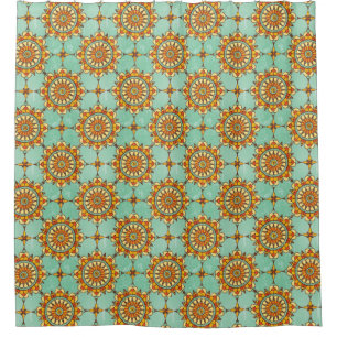 Cortina Para Chuveiro Teste padrão decorativo