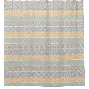 Cortina Para Chuveiro Teste padrão decorativo