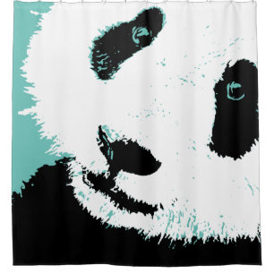 Cortina Para Chuveiro triste panda