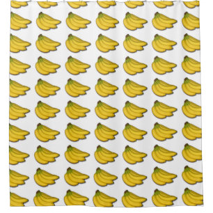 Cortina Para Chuveiro Uma Celebração De Banana!