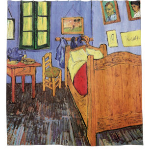 Cortina Para Chuveiro Vincent Van Gogh - Quarto em Arles Arte Fino