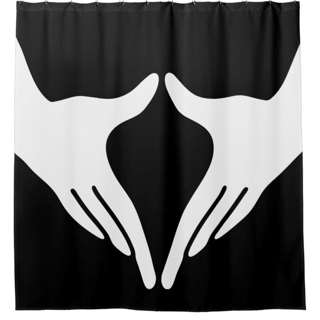 Cortina Para Chuveiro Yoga Yoni Mudra (Frente)
