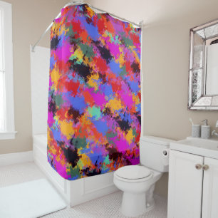 Cortina Para Chuveiro Zebra pintada