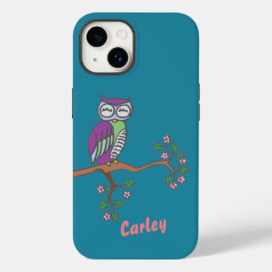Coruja Art na Ilustração Noturna Personalizada