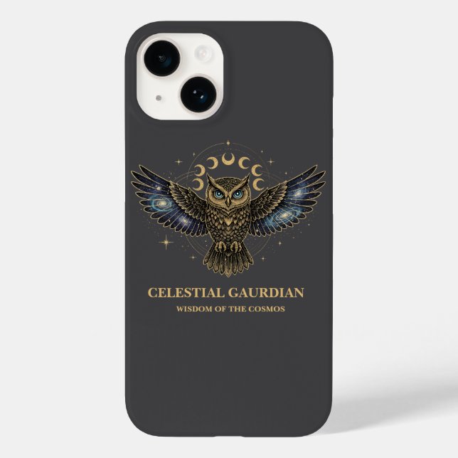 Coruja Celestial Guardiã Cósmica (Verso)