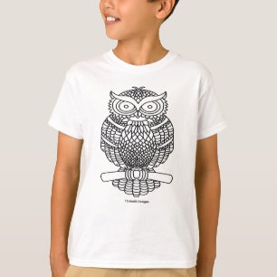 Coruja (clássico) - Camiseta Básica Masculina