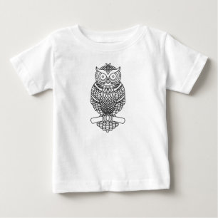 Coruja (clássico) - Camiseta de Bebê