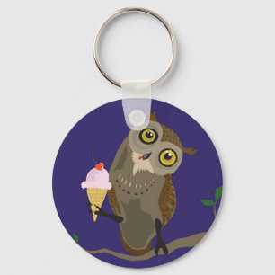 Coruja com chaveiro do gelado