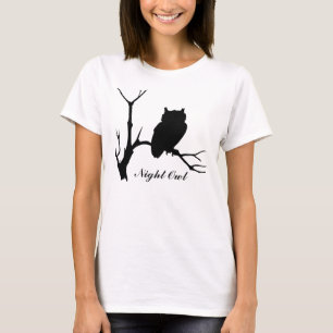 Coruja da Noite: Camiseta de coruja