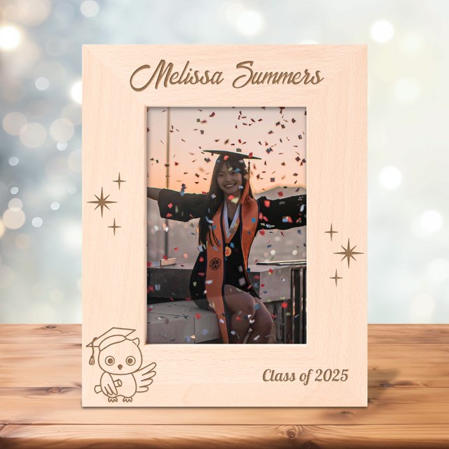 Coruja de Graduação Hat Scroll 5x7 (Criador carregado)