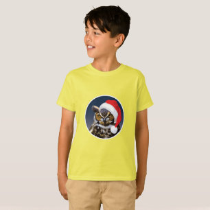 Coruja de Natal - Camiseta Básica para Crianças