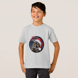 Coruja de Natal - Camiseta Básica para Crianças
