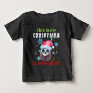 Coruja Esta É Minha Camisa De Pijama De Natal