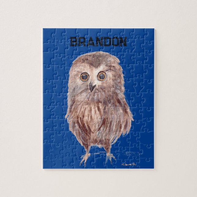 Coruja - Floresta Floresta - Quebra-cabeça (Vertical)