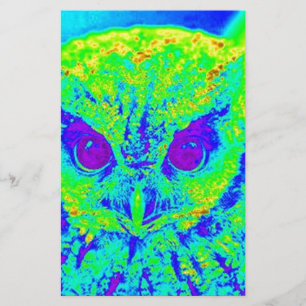 coruja fluorescente