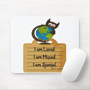 Coruja Love, Mouse Especial Perdido! Mousepad