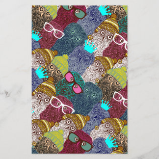 Coruja na coroa