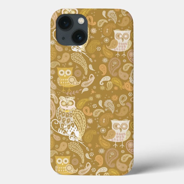 Coruja paisley beige (Verso)