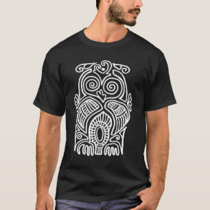 Coruja - t-shirt básico dos homens