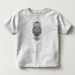 Coruja (vívida) - Camiseta de criança