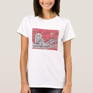 Corujas camisa de 17 T