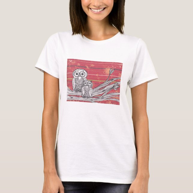 Corujas camisa de 17 T (Frente)