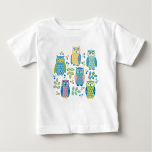 Corujas Coloridas Toddler T-Shirt