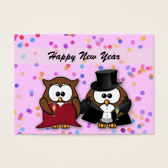 corujas de champanhe (Frente)