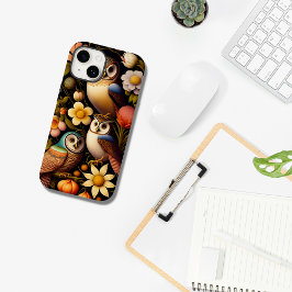 Corujas e Flores | Modern Haeckel