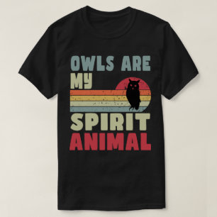 Corujas São O Meu Espírito De Camiseta Animal