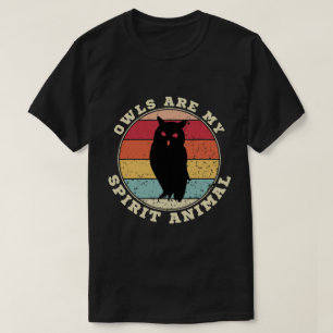 Corujas São O Meu Espírito De Camiseta Animal