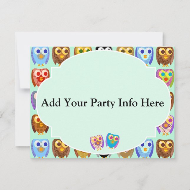 Corujas Tão Bonitas (Frente)