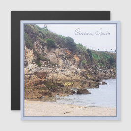 Coruna, Espanha | Placa Magnet de Entrada do Ocean