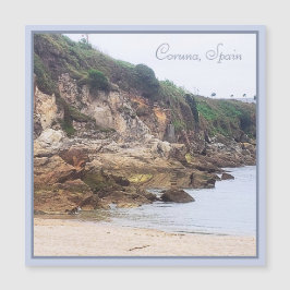 Coruna, Espanha | Placa Magnet de Entrada do Ocean