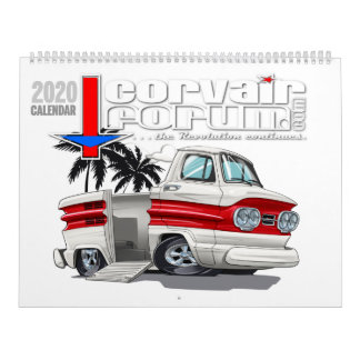 Corvair Forum 2020 Corvair do Calendário Mês