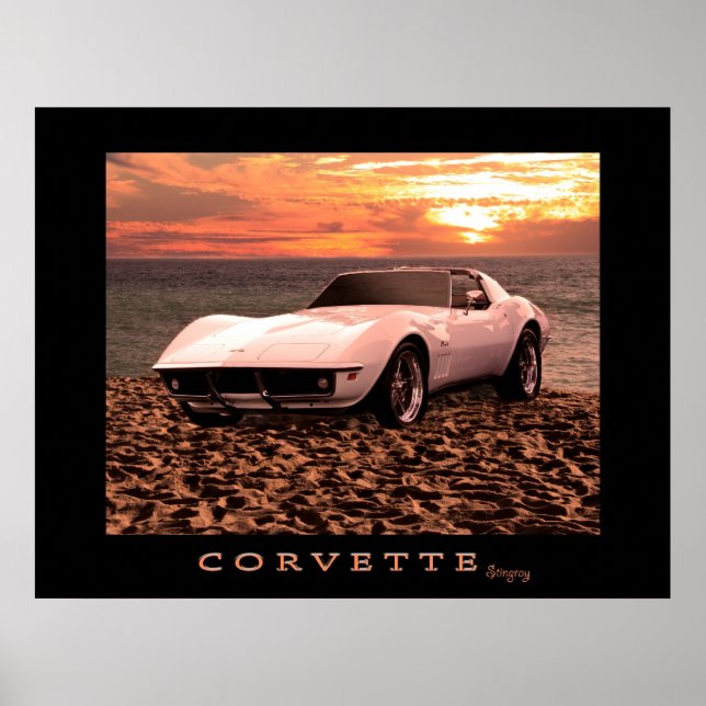 Corvette Stingray poster (Frente)
