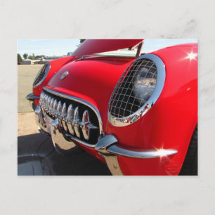 Corvette Vermelha ~ cartão postal