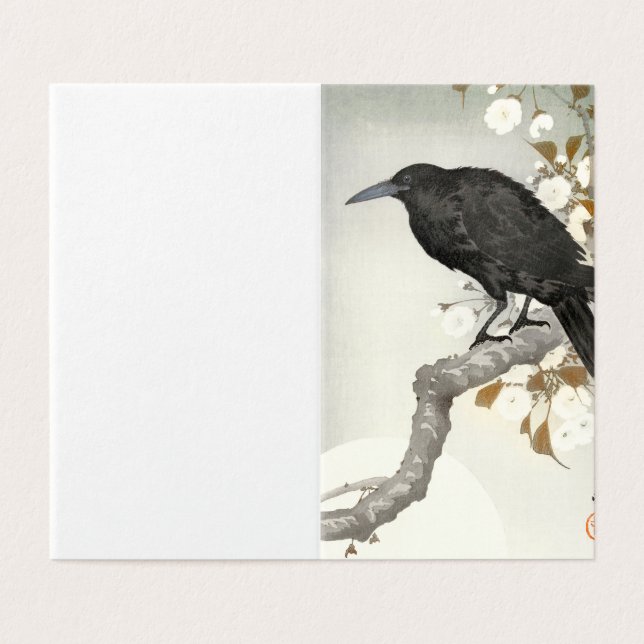 Corvo Corvo Koson Pássaro Japonês (Exterior Desdobrado)