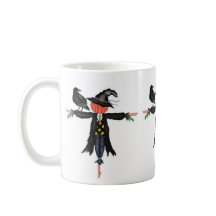 Corvo e espantalho, caneca BFF