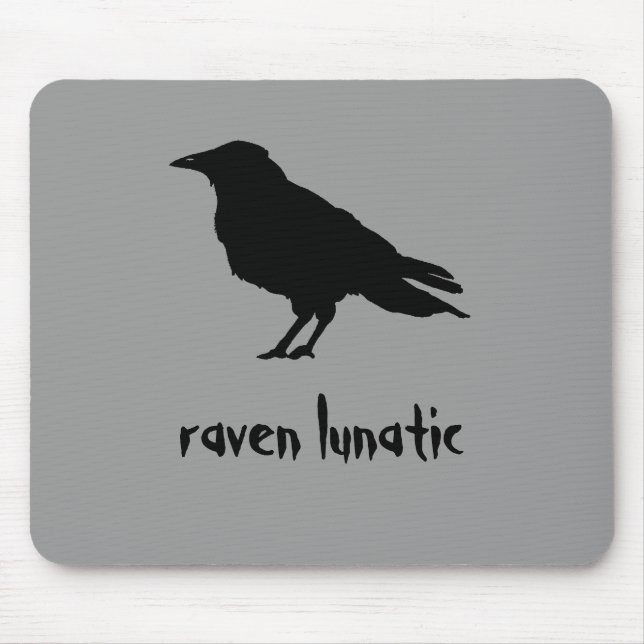 Corvo Mousepad excêntrico (Frente)