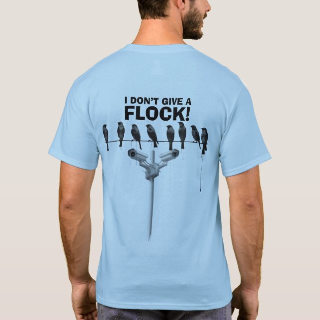 Corvos Bandam - Camiseta Engraçada da Câmera da Ba (Verso)