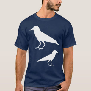 Corvos Pointy em sua camisa