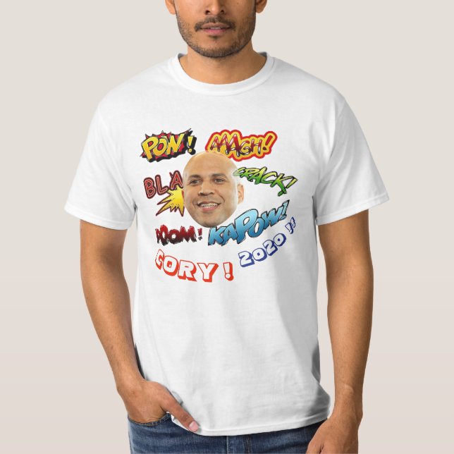 Cory Booker para Presidente 2024 T-Shirt (Frente)