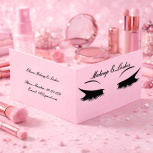COSMETOLOGISTA DE PINK CARTÃO DE VISITA