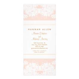 Cosmetology Spa and Salon White Leaves Menu Rosa